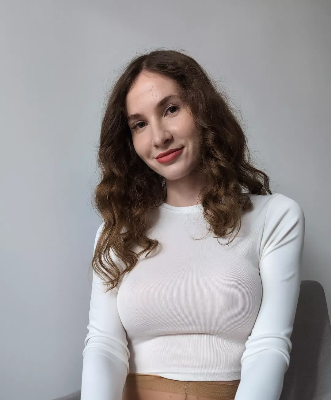 I love wearing white blouses posted by LittleKiss_ka