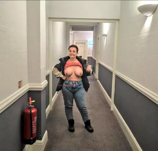 I wonder if all hotels have cameras in the corridors haha x 42 UK  by Ok_Sample9234