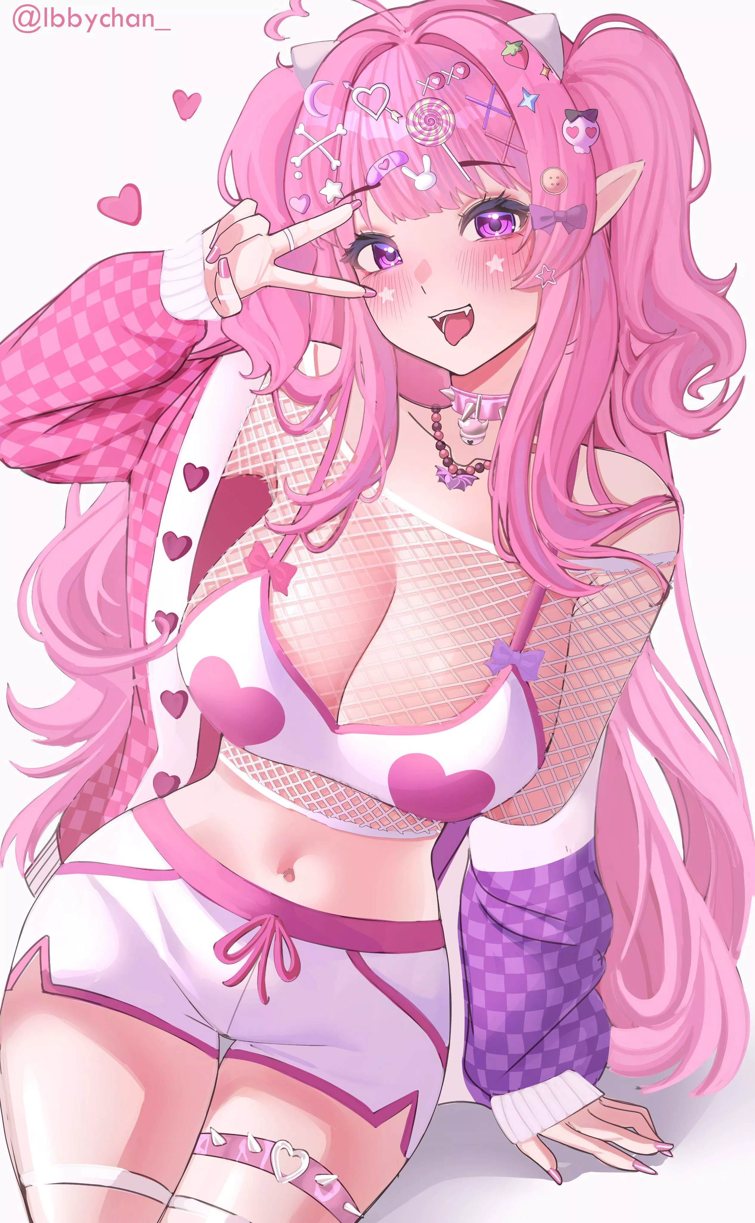 [Ironmouse] Fishnet top mousey (ibbychan) posted by spamerino111