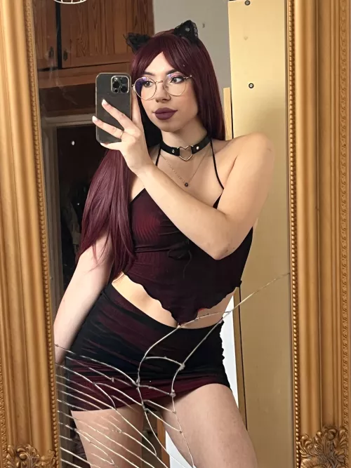 Kitty likes the new fur by Just_a_Person-