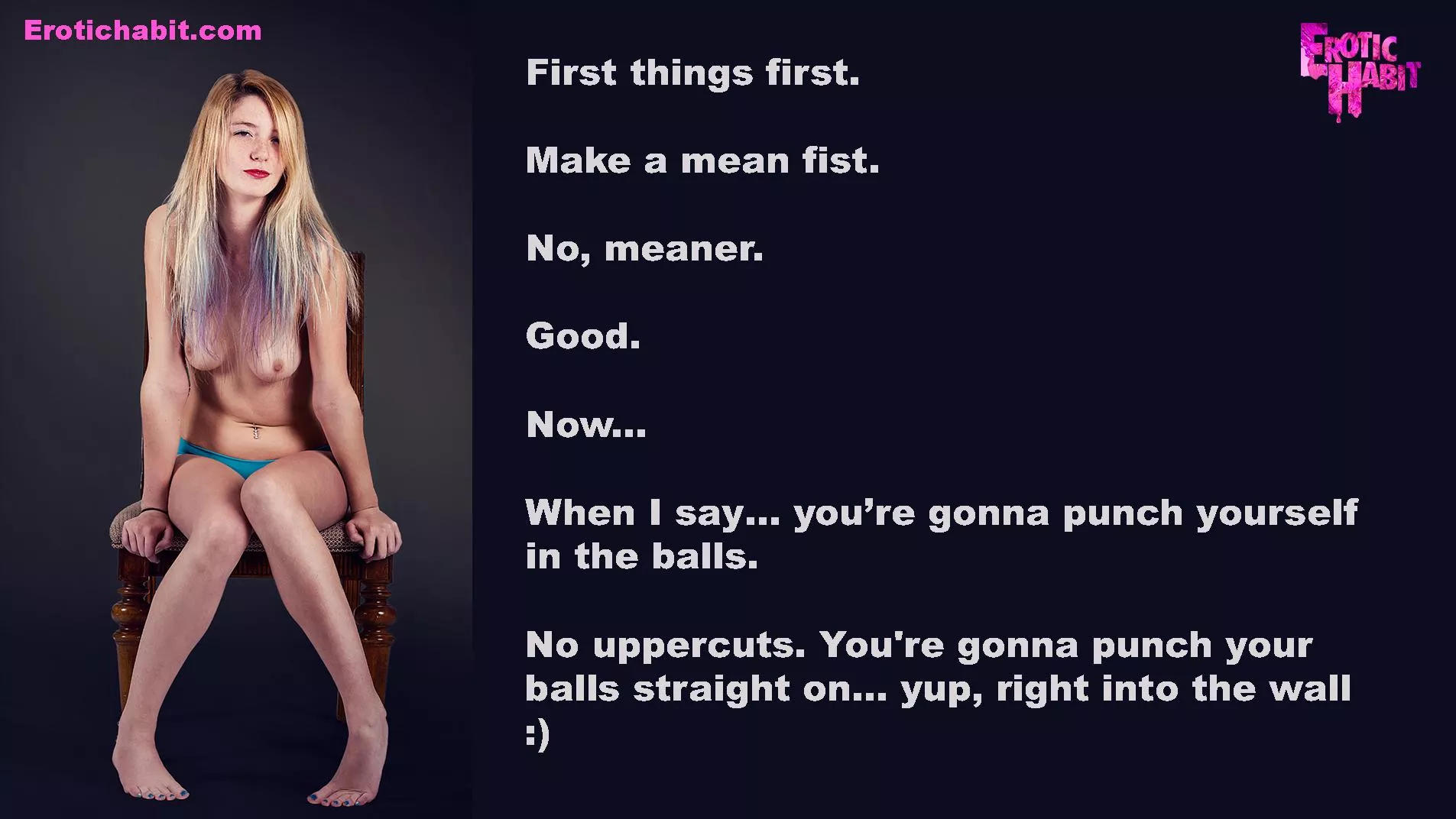 Kristen's Ballbusting Instruction 😈🍒 posted by Erotic-Habit