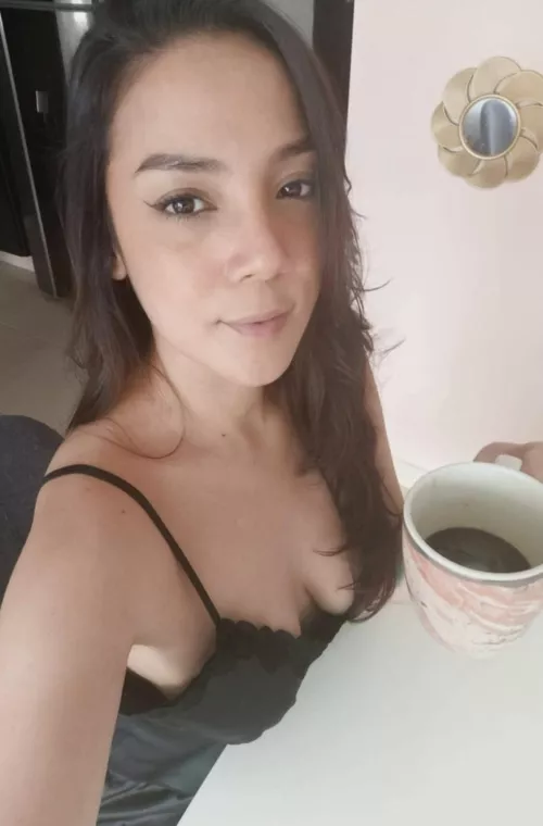 Latina with a teeny bit of Cleavage🤭 by BRO_0_0