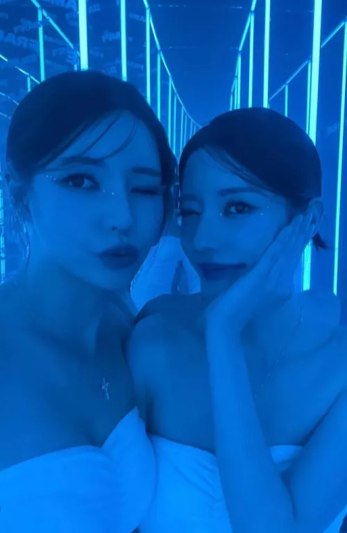 Me and my twin sister  by godchiu