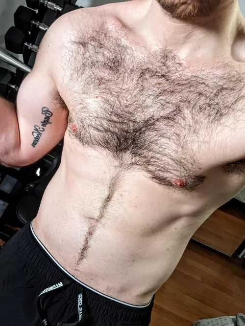 My chest! by HungAndHairy710