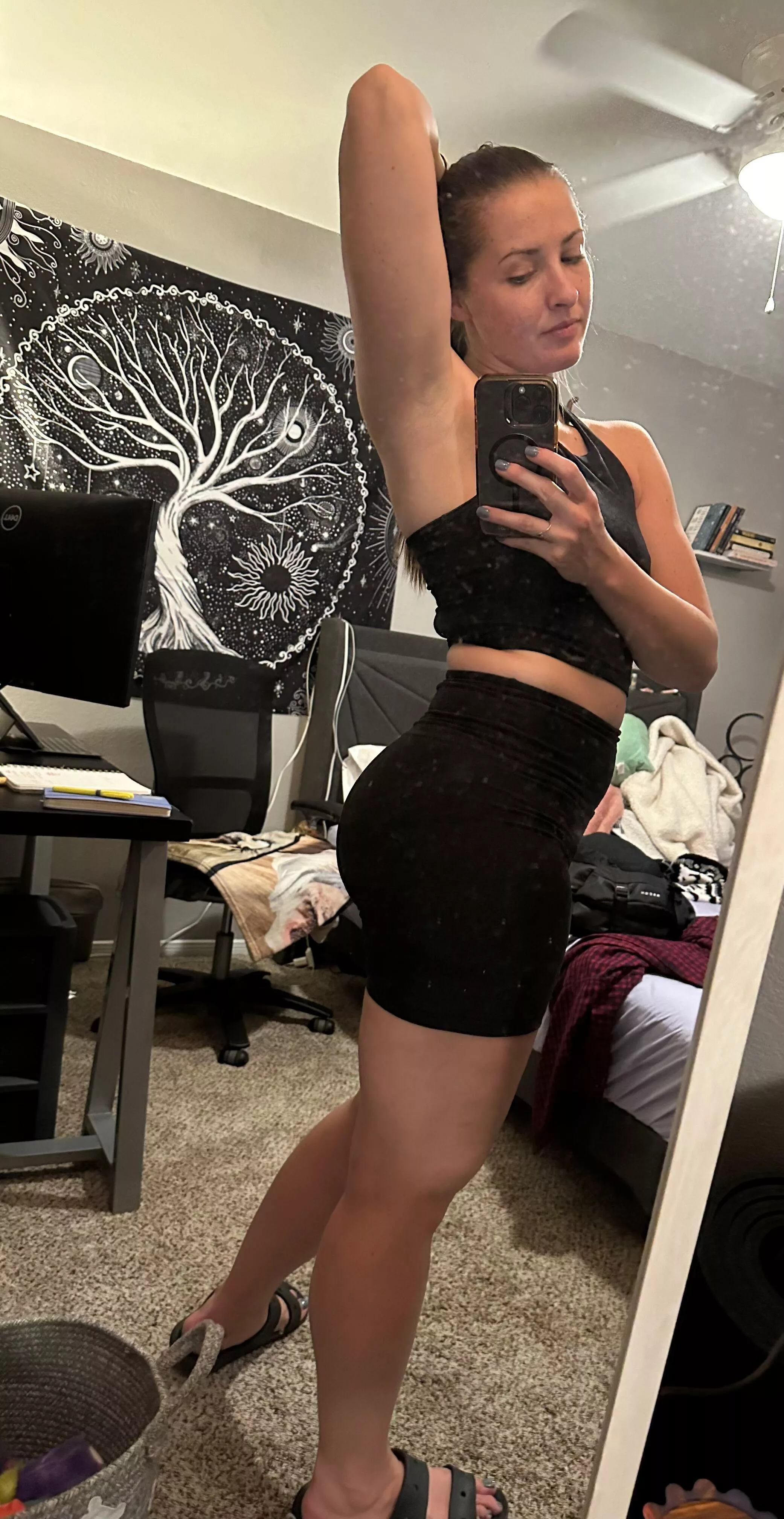 Off to yoga :) posted by cumwcourt