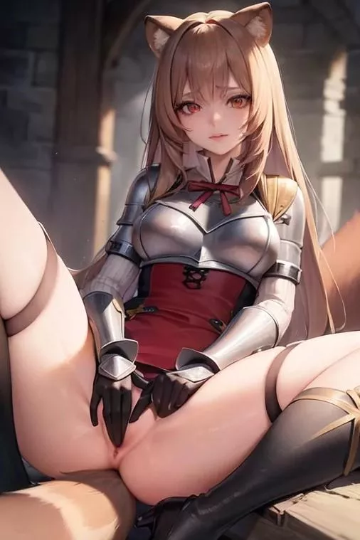 Raphtalia is playing posted by wildbabexoxo