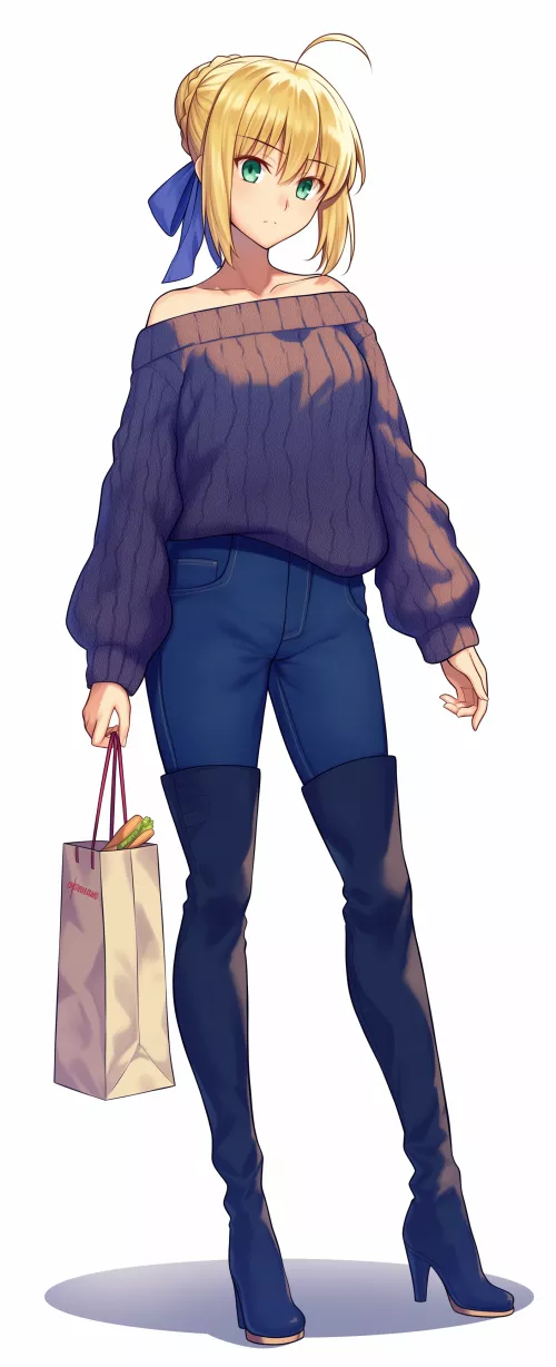 Saber [Fate/Stay Night] by CheetahSperm18