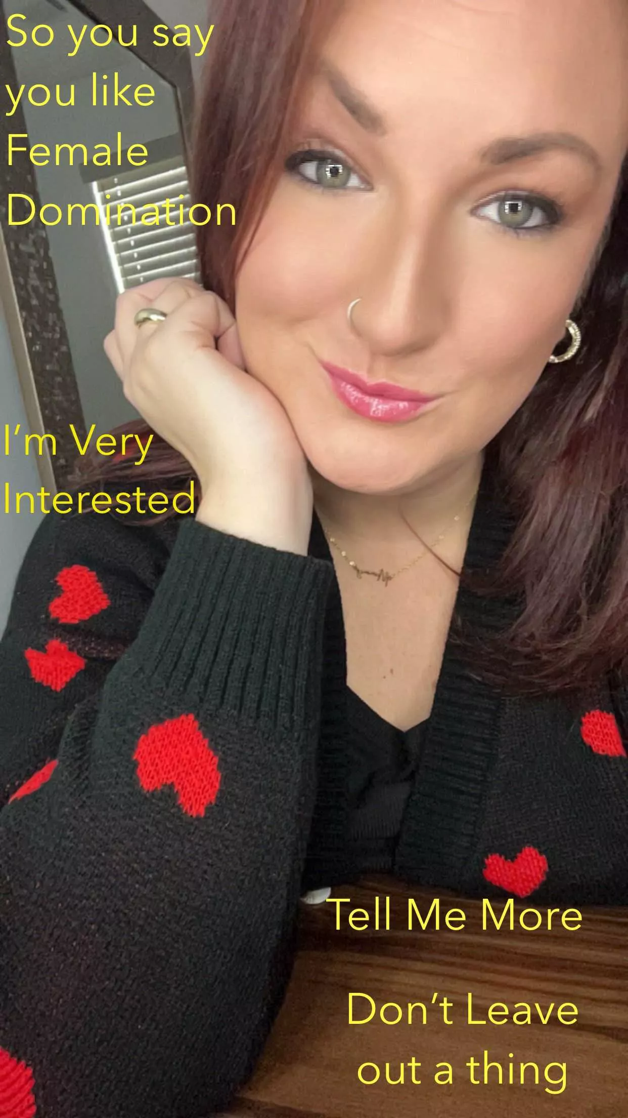 Your Tinder date seems very interested in your curiosity…lucky you  posted by Orchid-Entire