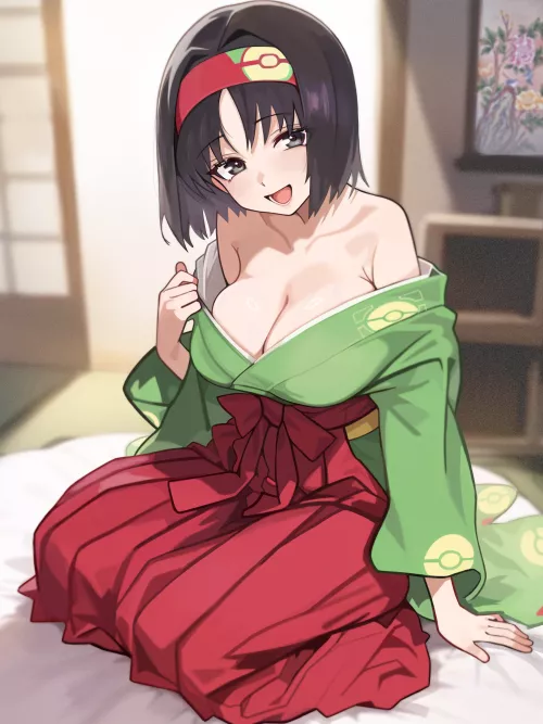 Erika (Pokemon) [rehu (astd5787)] by MrZerFox