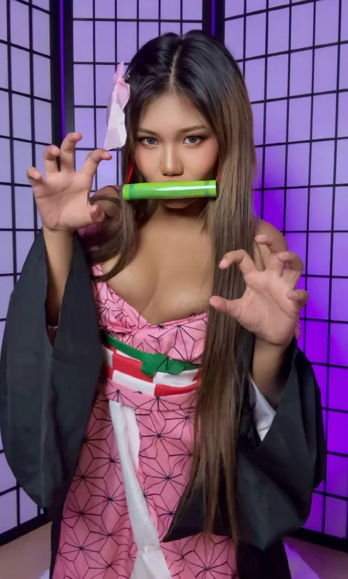 Nezuko cosplay by Sophia by Sophia_cos