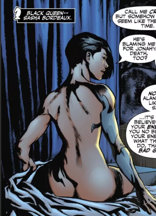 Sasha Bordeaux (Checkmate, 2006, issue 2), art by Jesus Saiz by Santylvania