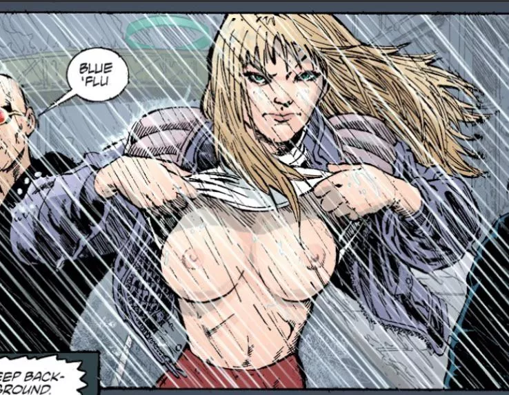 Transmetropolitan, issue 44. Art by Darick Robertson and Rodney Ramos posted by Santylvania