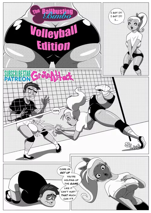 Ballbusting Bimbo Volleyball by Groinattacker