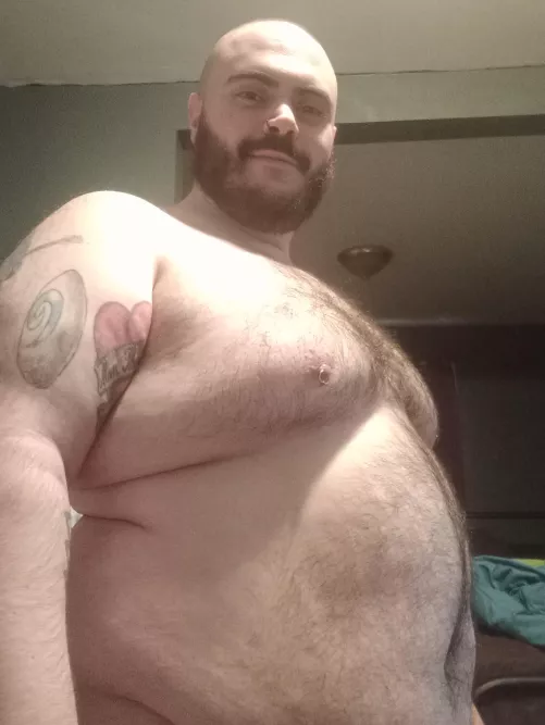 Big dude with fruitful moobs by TooPretty4Prison