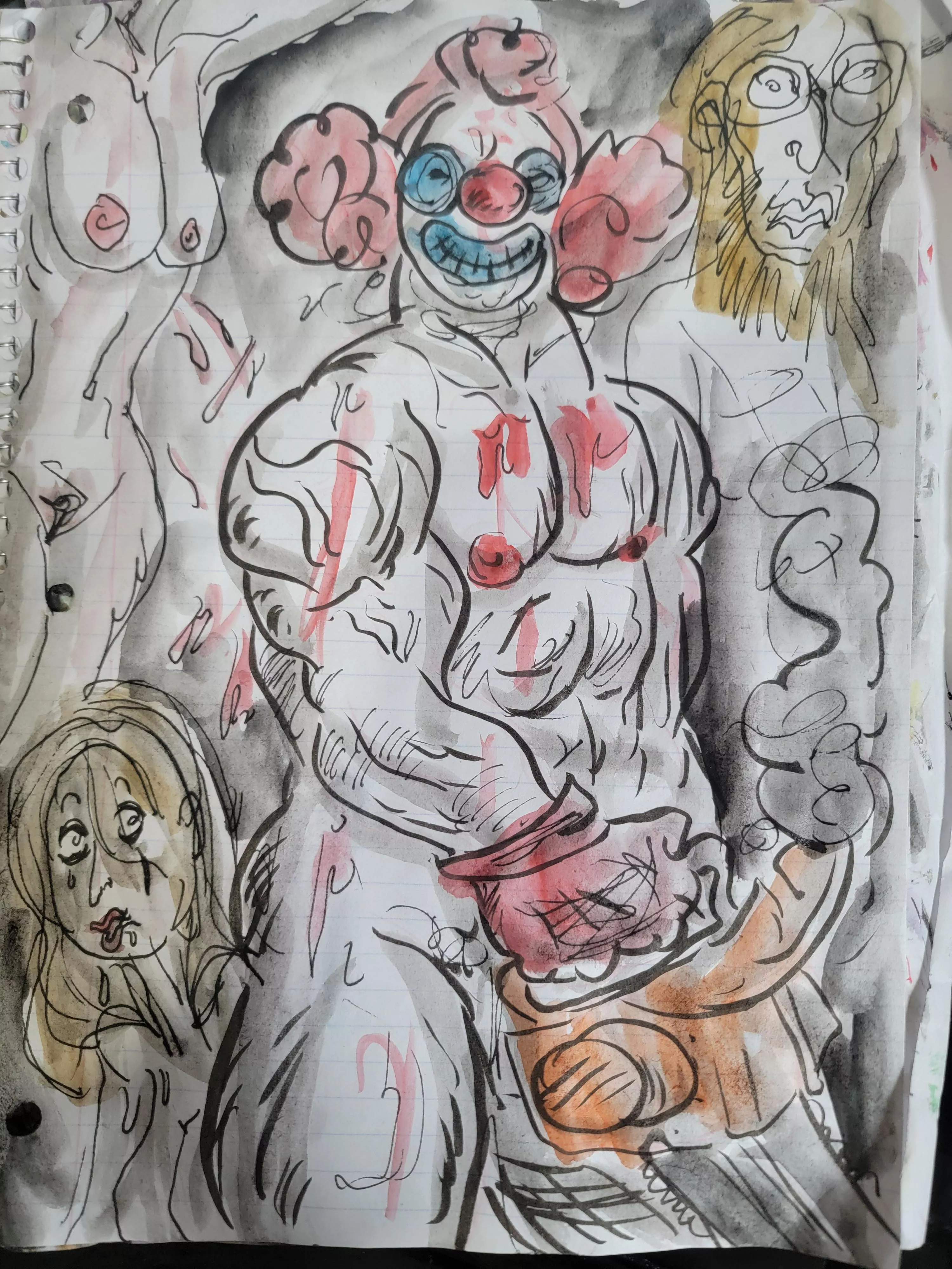 Clown posted by thedirewullf