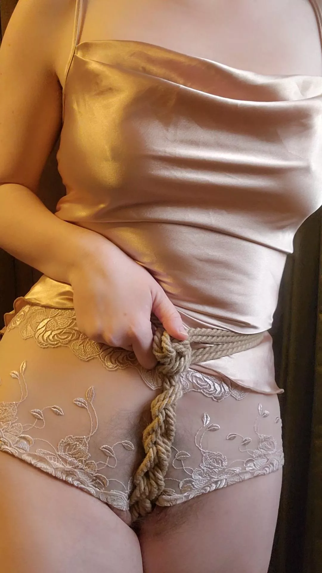 Daisy chain crotch rope.  posted by Indigo_Hart