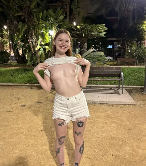 I love it when passersby peek at my boobs by galactiickiss