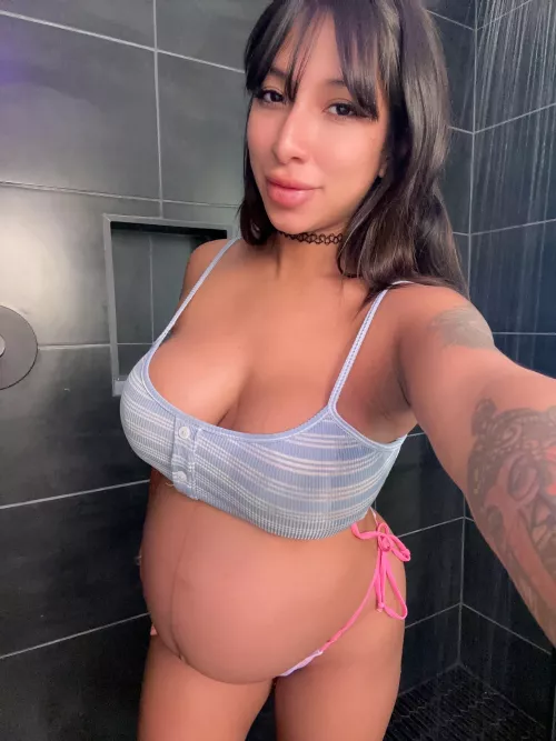 I'd love someone to just watch me getting banged by a bull under this shower! by Rosa_cumguzzler