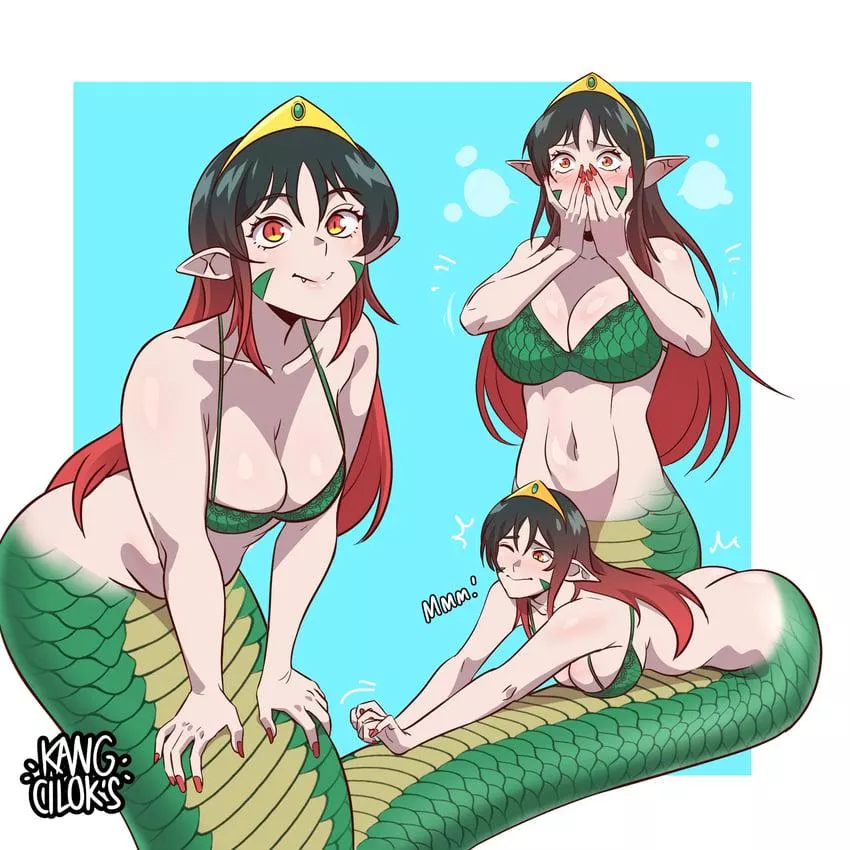 Just a cute Lamia stretching (kang cilok's) posted by Choice_Kick1365