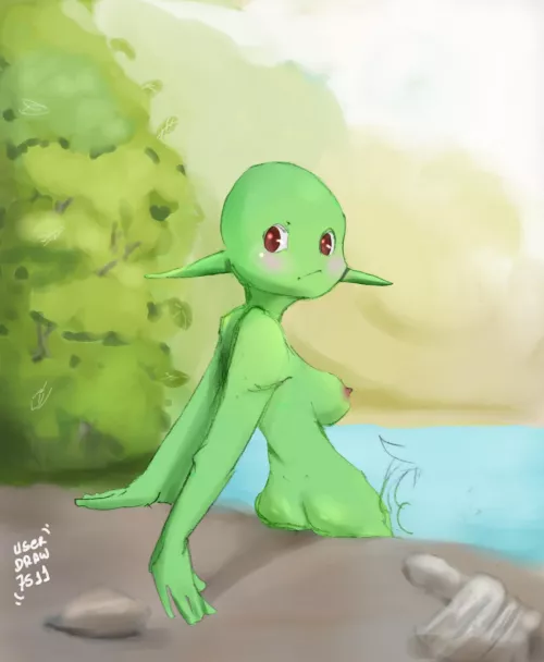 Lil break to swin  by userdraw7511