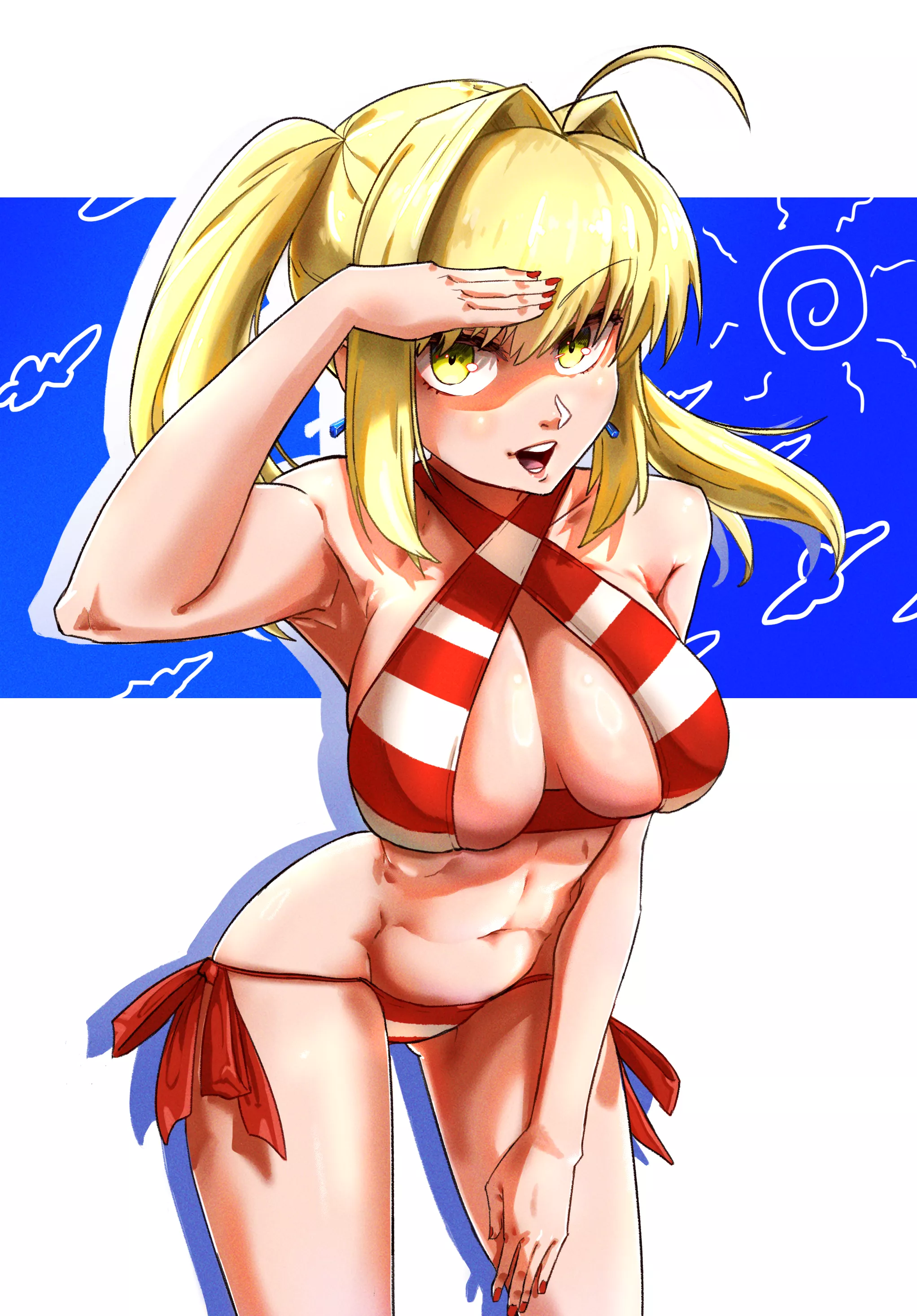 [OC] UMU! Nero Claudius in her glorious Summer Outfit! (Fate Series) [TW: @lacerdatheeweeb] posted by GuiLacerda