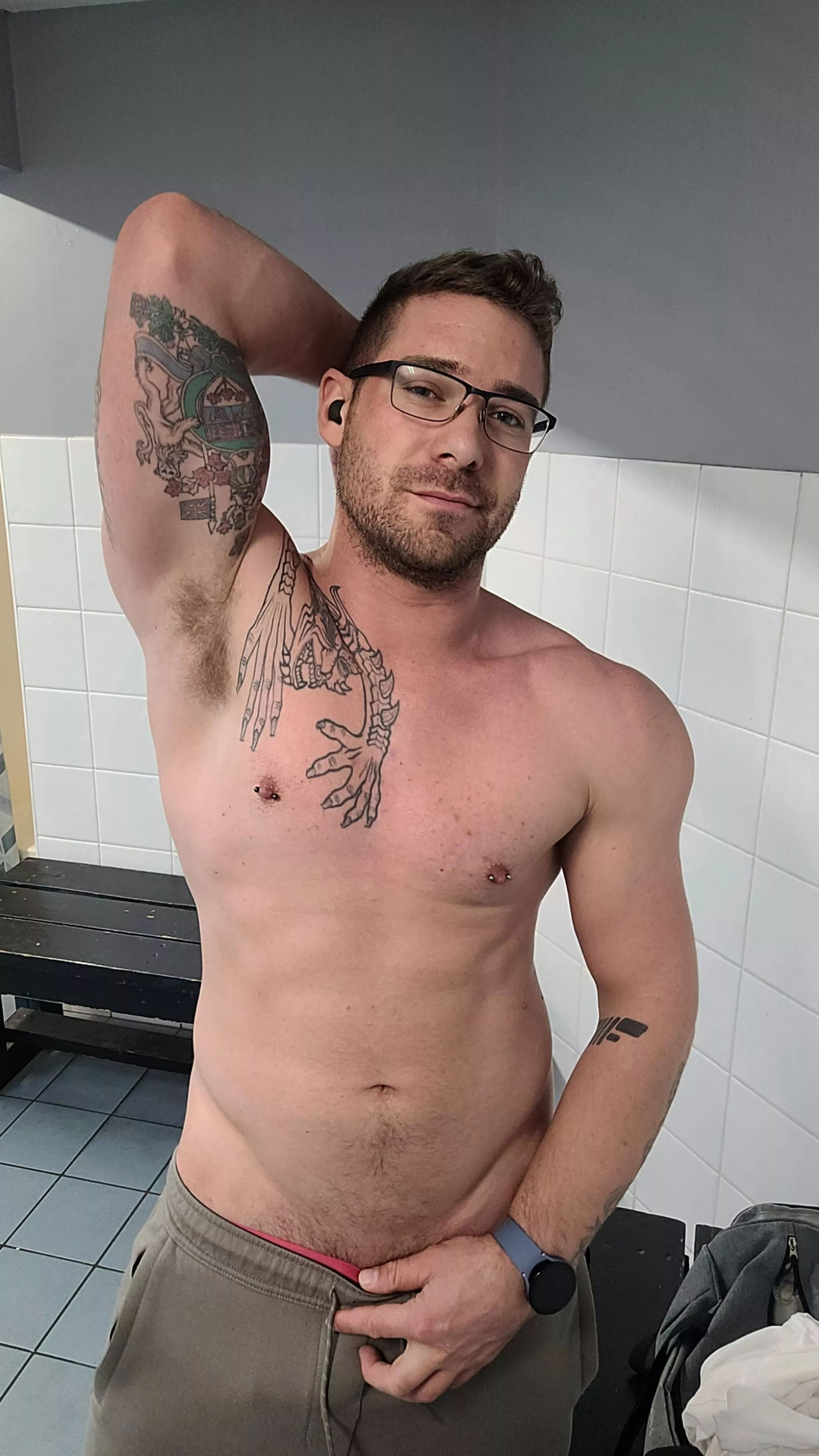 Post workout, far from fresh 😏 posted by Switch6Tim