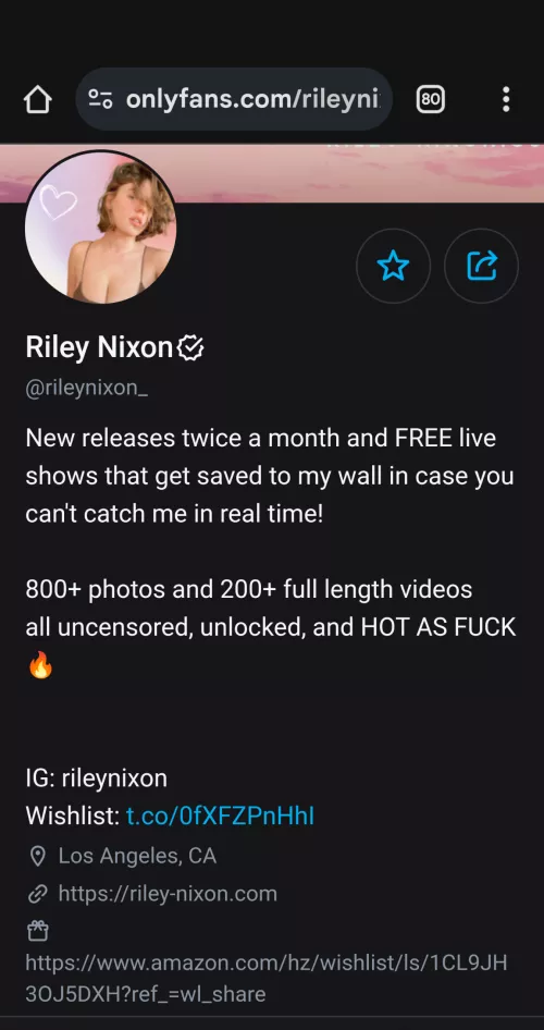 Request Riley Nixon by yugihoe22