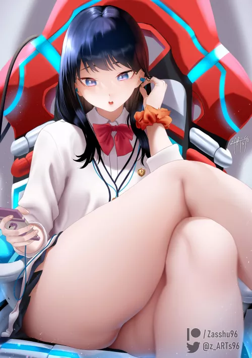Rikka's smooth thighs by xSaviour_N