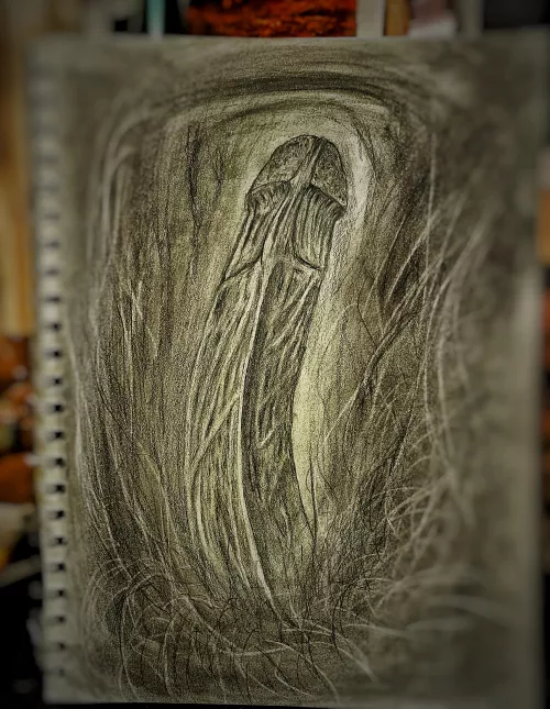 Self portrait. No title pencil drawings by me by Ok_Consequence_7338