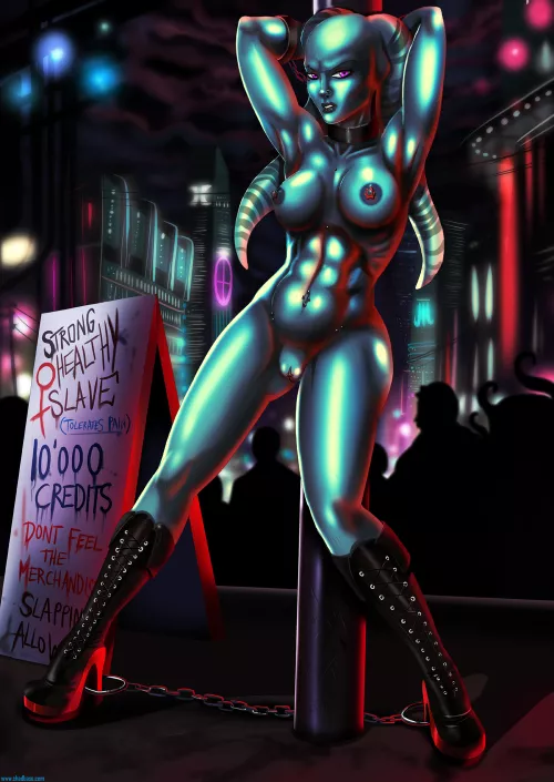 Slave for sale, blue version (TheRealShadman) by SiarX