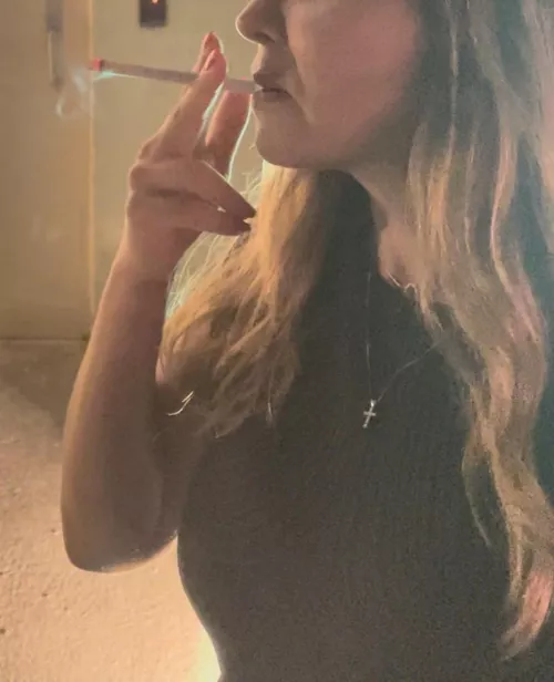 Smoking puts me in the mood by HotwifeSonyC