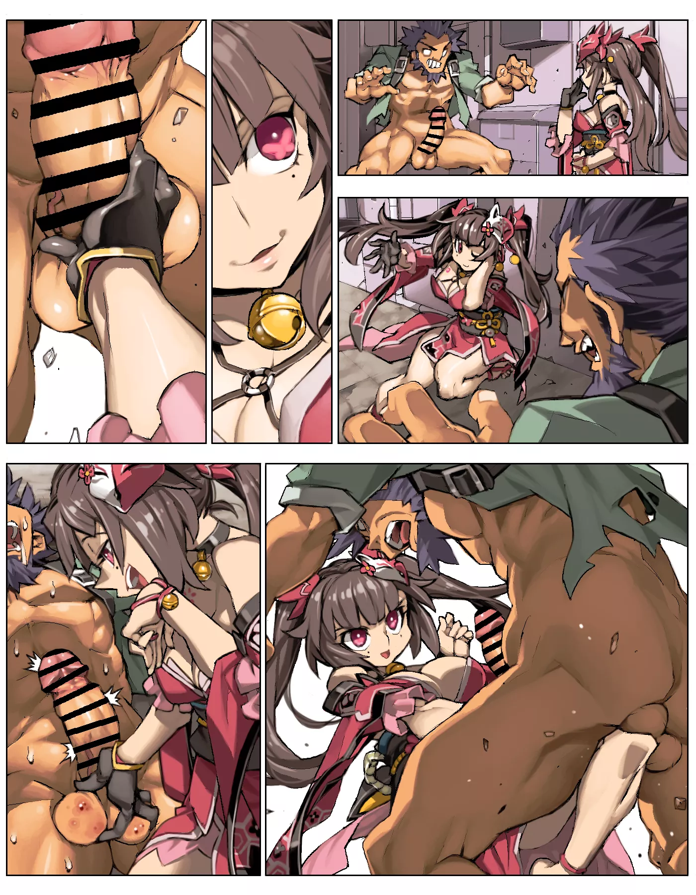 Sparkle delivers a devastating knee posted by BelowTheBelt_