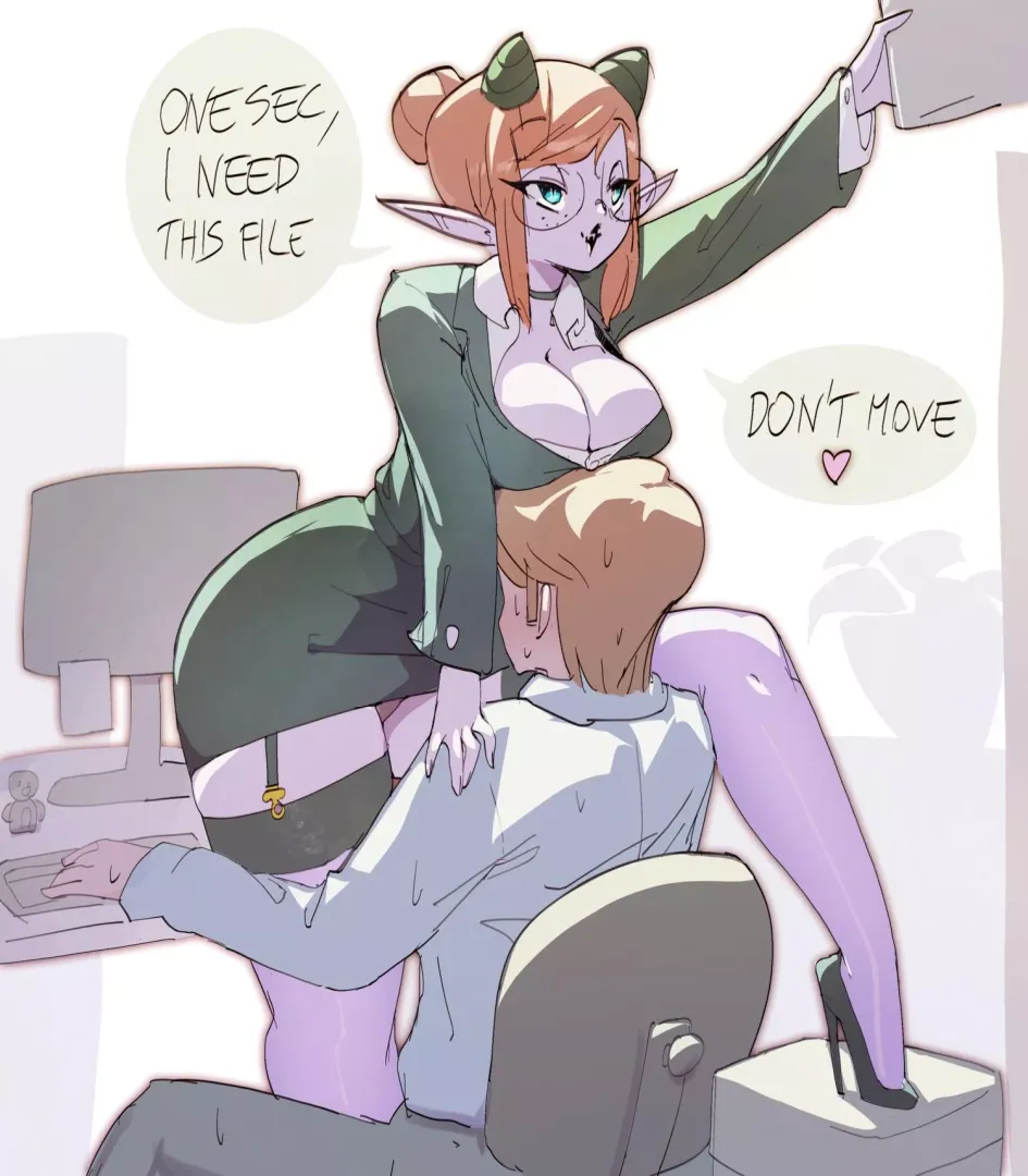 Teasing At The Workplace 🫠 by LeashMePls
