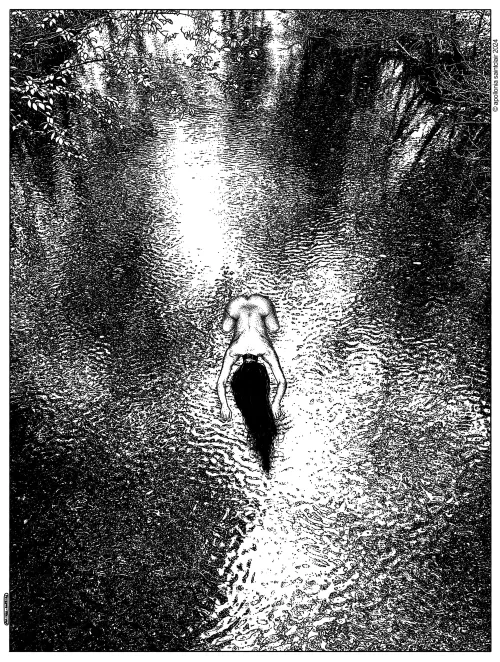 The moor pond by Apollonia Saintclair by Front-Crazy-1007