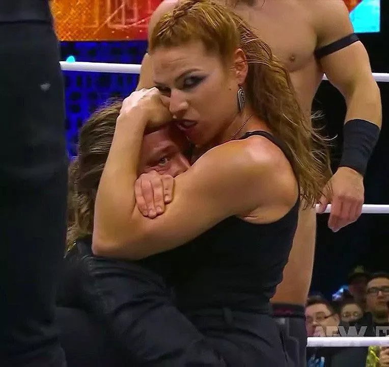 This happened last night on AEW Dynamite. The move is called “Mother’s Milk”, by the way by SymphonyOfGecko