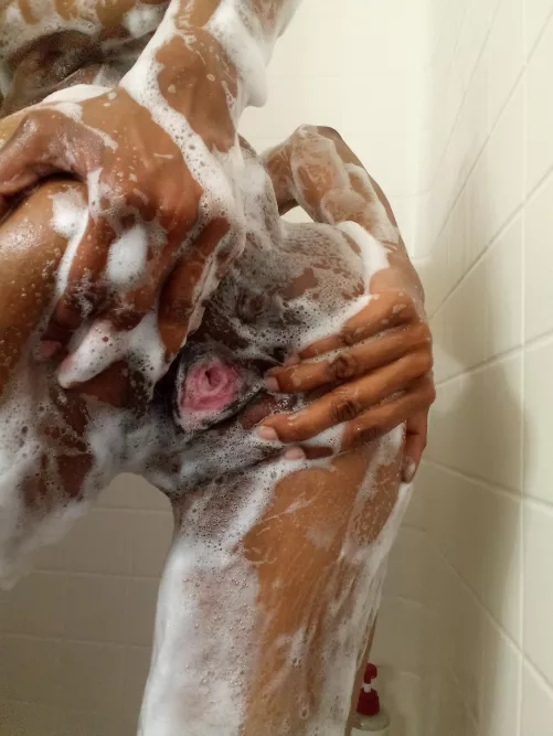This soapy pink pussy can use a good stretching  by imaniih4_20