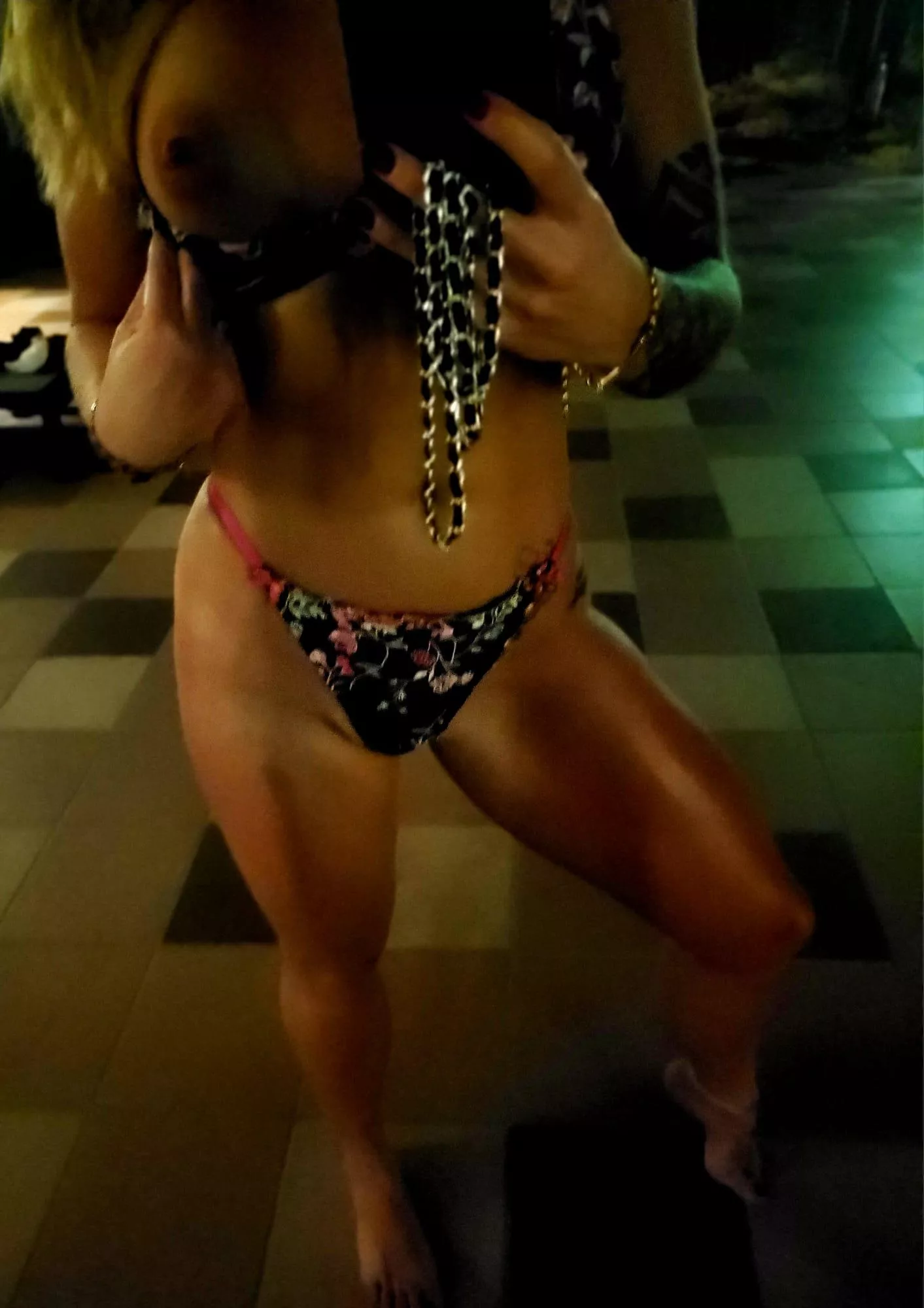 Waiting in the locker room for my after workout protein shake  posted by k1nkyXcouple