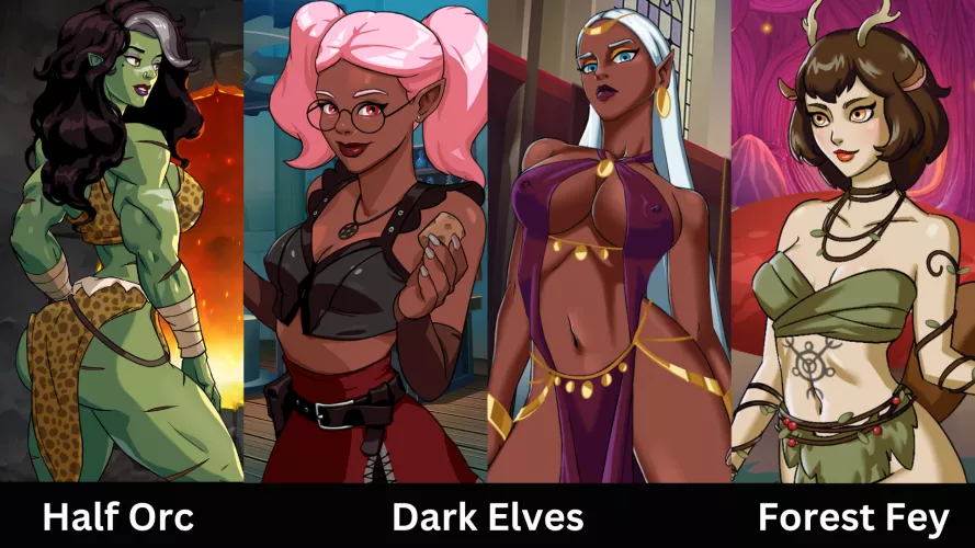 What other non-human or hybrid female characters would you like to see or suggest be added to our game, Sinners Landing? by Frequent-Chip7186