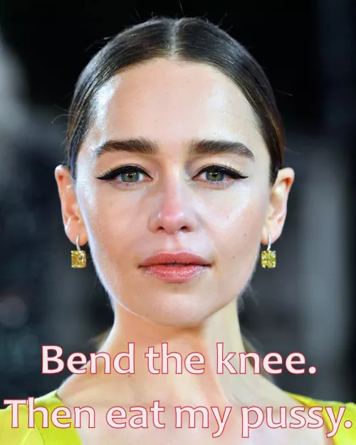 Yes, my Queen! It will be an honour! [Emilia Clarke] by fumarenbou