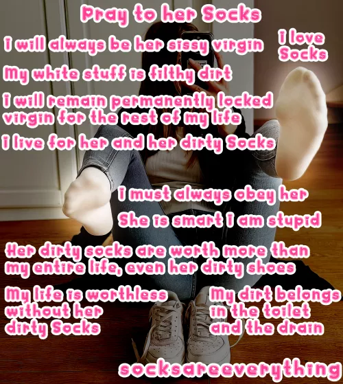 All this is true about you my little beta loser! You are just a little sockssexual beta baby! Stay in chastity, stay as virgin, pledge pussyfree for life! Admit this is your beta life! by TheHentaiFemdom