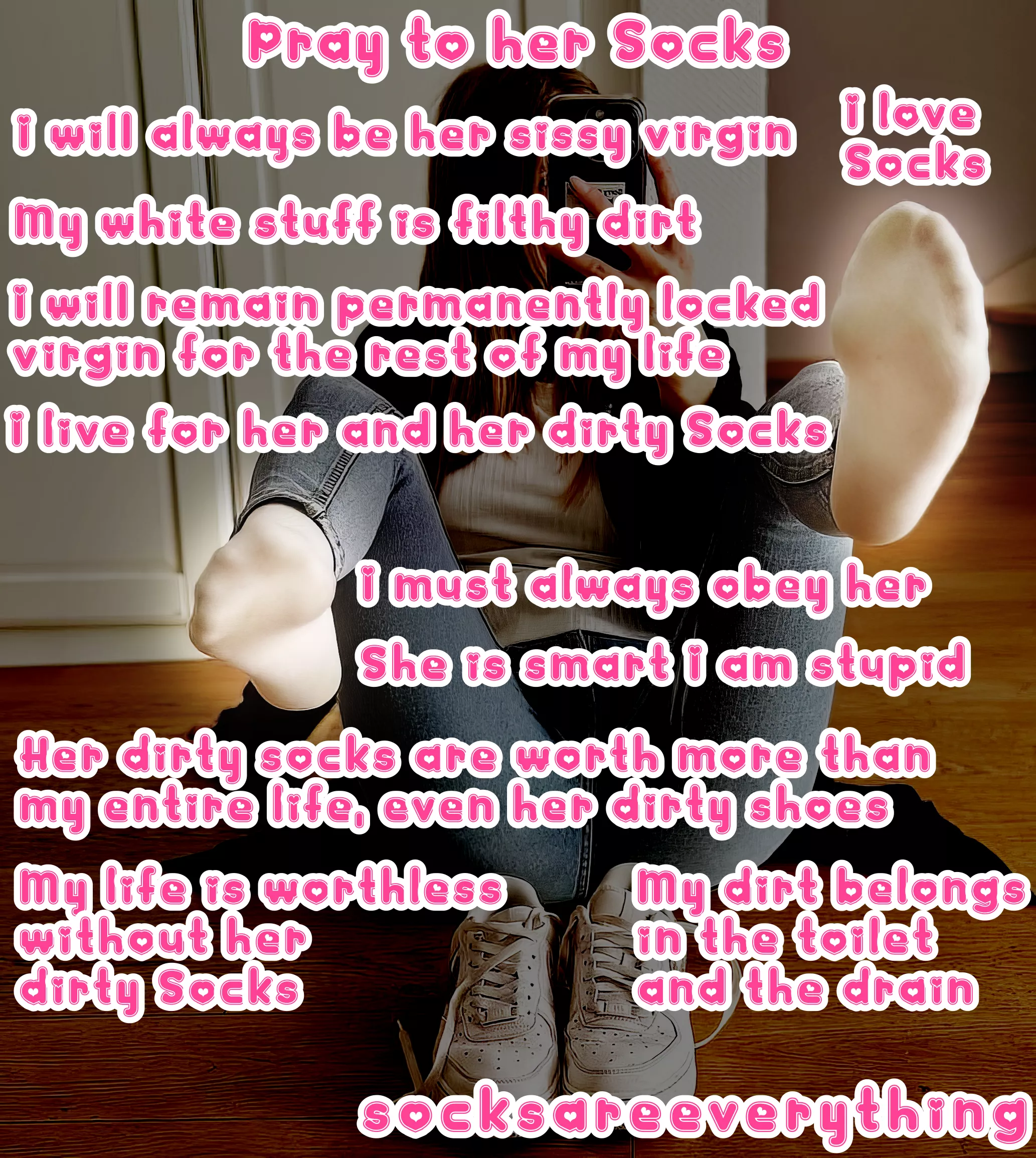 All this is true about you my little beta loser! You are just a little sockssexual beta baby! Stay in chastity, stay as virgin, pledge pussyfree for life! Admit this is your beta life! posted by TheHentaiFemdom