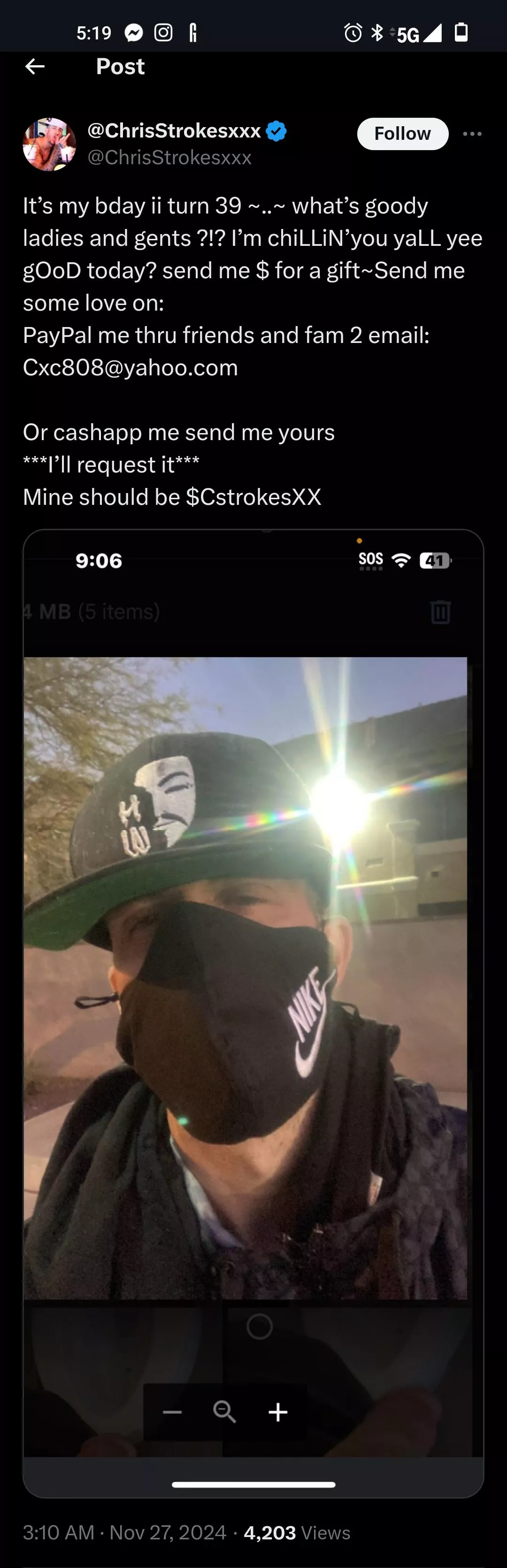 Happy Birthday Chris Strokes posted by rage_guy311