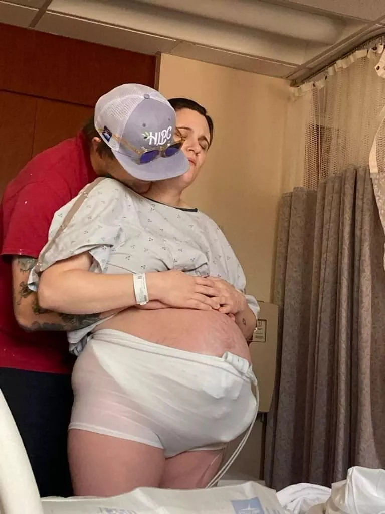 Hrs before I slipped out a 10 lb baby posted by FNCMommy