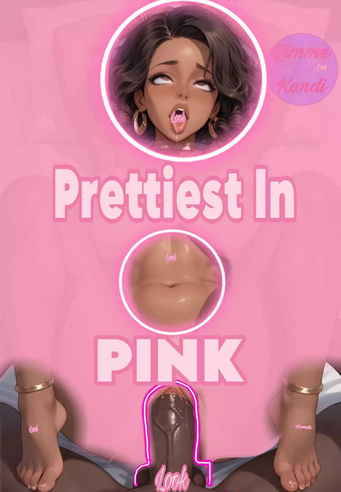 If you zoom in close enough you can see a glimpse of my Pretty pink Pussy getting Stuffed by Papa!🩷😋 posted by myGoddess_Kandi