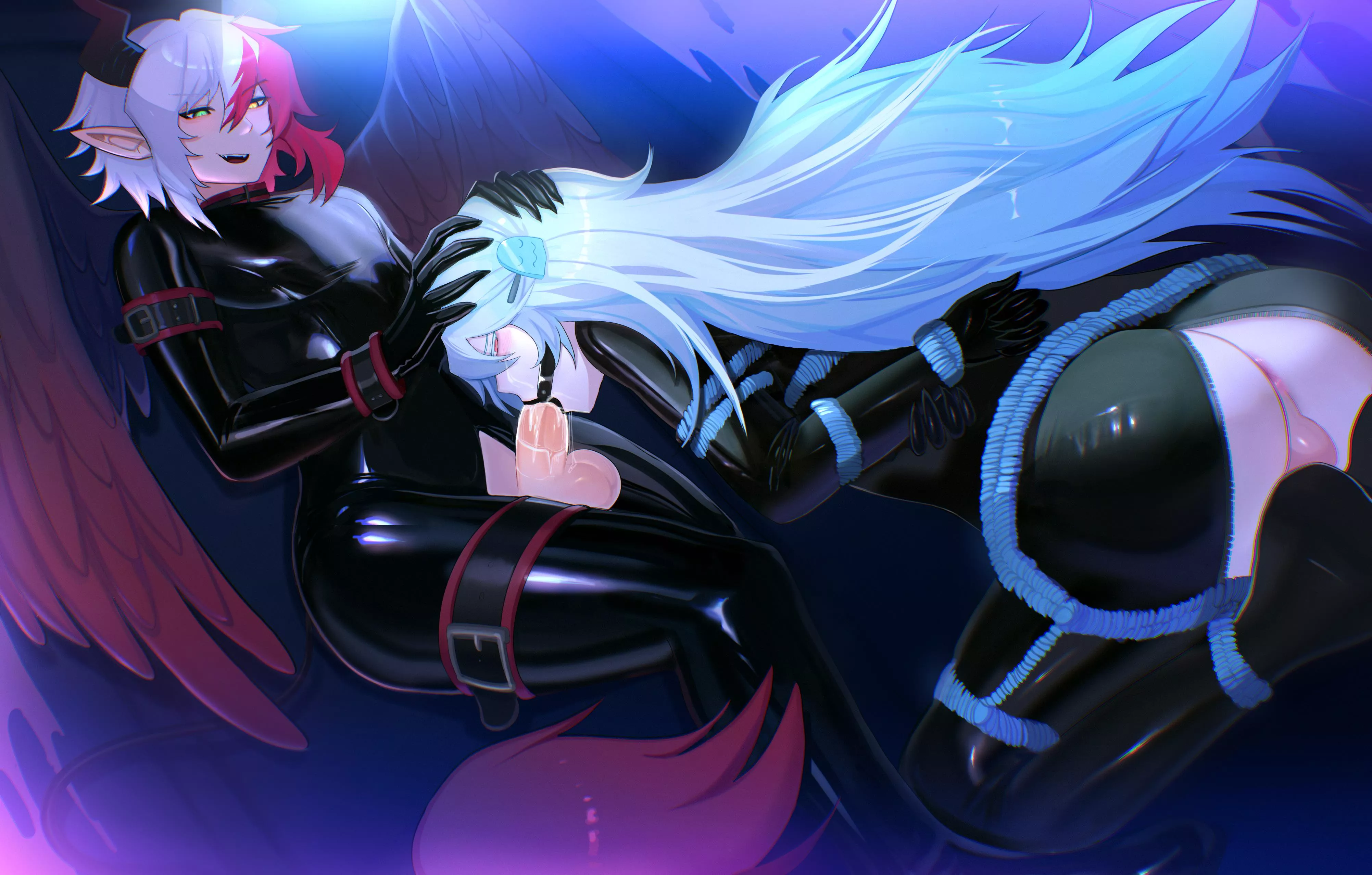 Latex Demon Boi Uses a Ghost [LuzonFA] posted by AirinHawnt