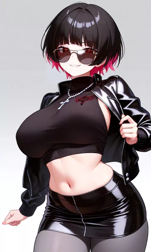 Leather Outfit  by CheetahSperm18