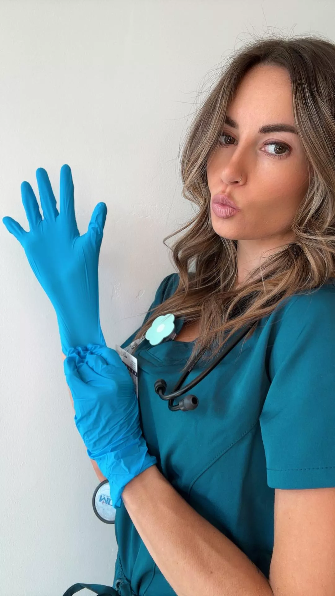 Looks like your next in line for Nurse Mia to take care of you🩷 posted by nursemiamonroe