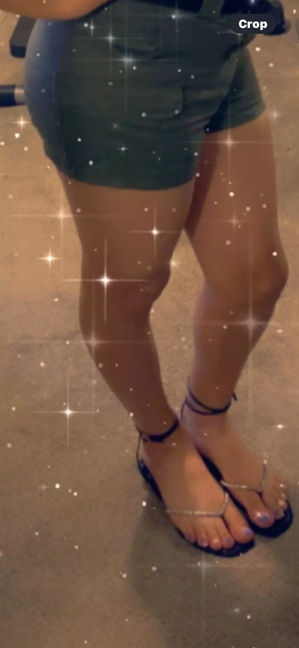 My toes need some white cream on them  posted by SweetSoleSaga