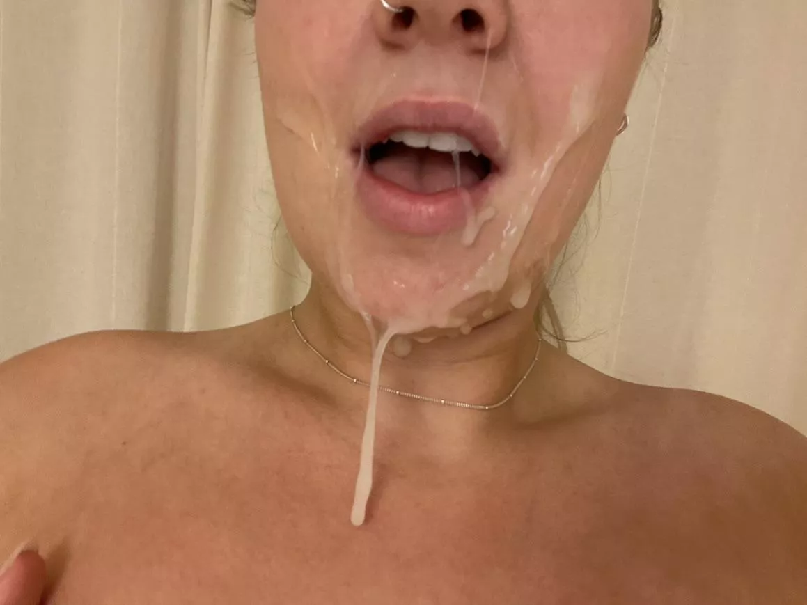 Oh no! My cum beard’s dripping  posted by billiehosken