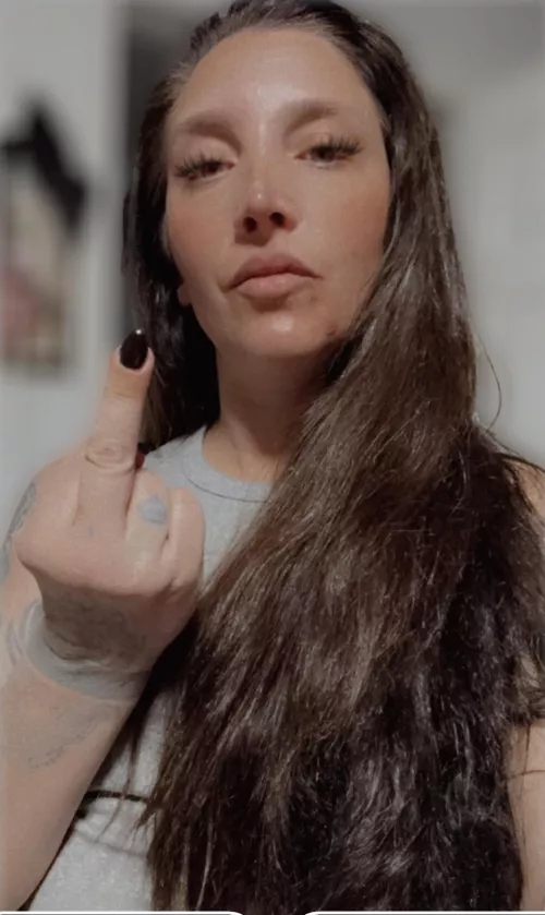 Some of you need to learn where you belong—under this middle finger 🖕. Your wallet exists to serve me, and my time isn’t free. Show me you’re worth my attention. Cash or crawl—your choice. by GoddessRaven896